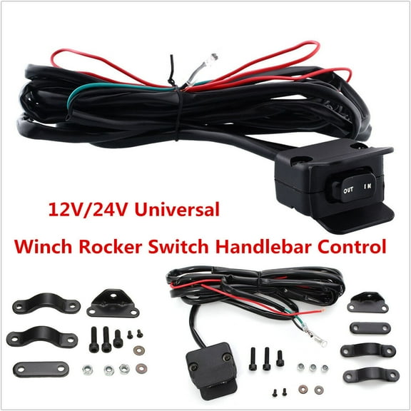 Zyutaosan 3M Atv Utv Winch Rocker Switch Handlebar Control Line Tool For Warn Accessories