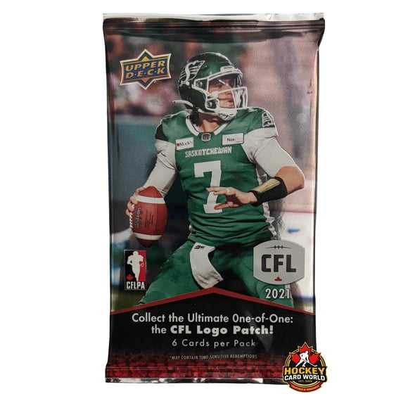 2021 Upper Deck CFL Football Sealed Hobby Single Pack