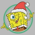 thumbnail image 2 of Mens SpongeBob SquarePants Cool Santa Pose T Shirt, 2 of 5