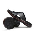 thumbnail image 5 of BONIXOOM Sandals Men Clearance Buckle None V-Day Casual Summer Men Shoes Black Size 10, 5 of 6