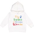 thumbnail image 2 of Inktastic My Grandma and Grandpa Love Me Toddler Hoodie, 2 of 4