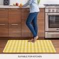 thumbnail image 5 of Yellow Door Mat&nbsp;Indoor Outdoor Entrance, Non Slip Rug for Kitchen Bathroom Entryway Rug, Country French Rustic Buffalo Plaid Modern Art Washable Doormat Floor Mat for Office 20x31.5 Inch, 5 of 8