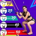 thumbnail image 5 of Exercise Resistance Bands With Handles and Door Anchor 10-50 Lbs Strength Training, 5 of 6