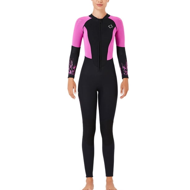 Traje de buceo Traje de buceo Hombres y tenedores de mujer Cuerpo completo Cuerpo frío Sensación de mono para buceo Snorkeling Surfing Natación Mujer / Purple L seitruly OD003627-21