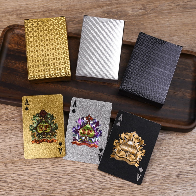 Plastic Poker Deck Professional Poker Deck Playing Cards Classic Carte Waterproof Game Card Cool Playing Cards Deck PKP01