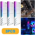 thumbnail image 1 of Disipador Calor DDR4 DDR5 Ram Cooler Radiador 5V 3PIN ARGB para Computadora () Blanco, 1 of 8