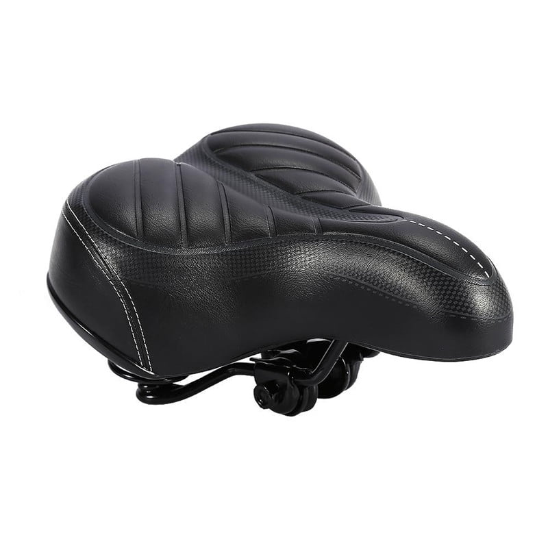 Wide Big Bum Bike Bicycle Shock Absorb Extra Sporty Comfort Soft Pad Saddle Seat 