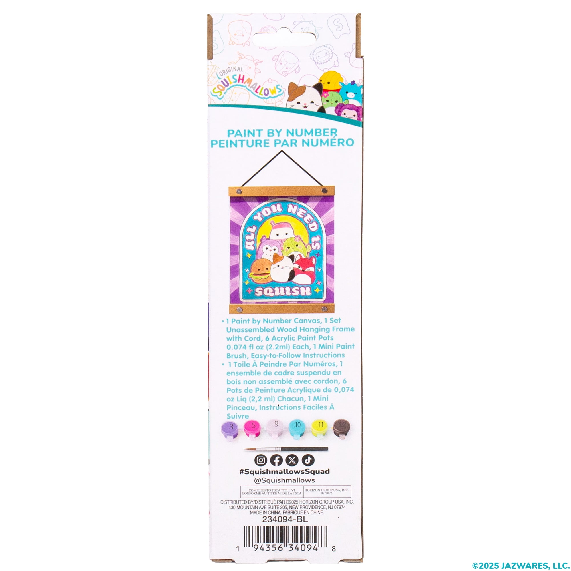 Squishmallows Originaux Peinture par numéros