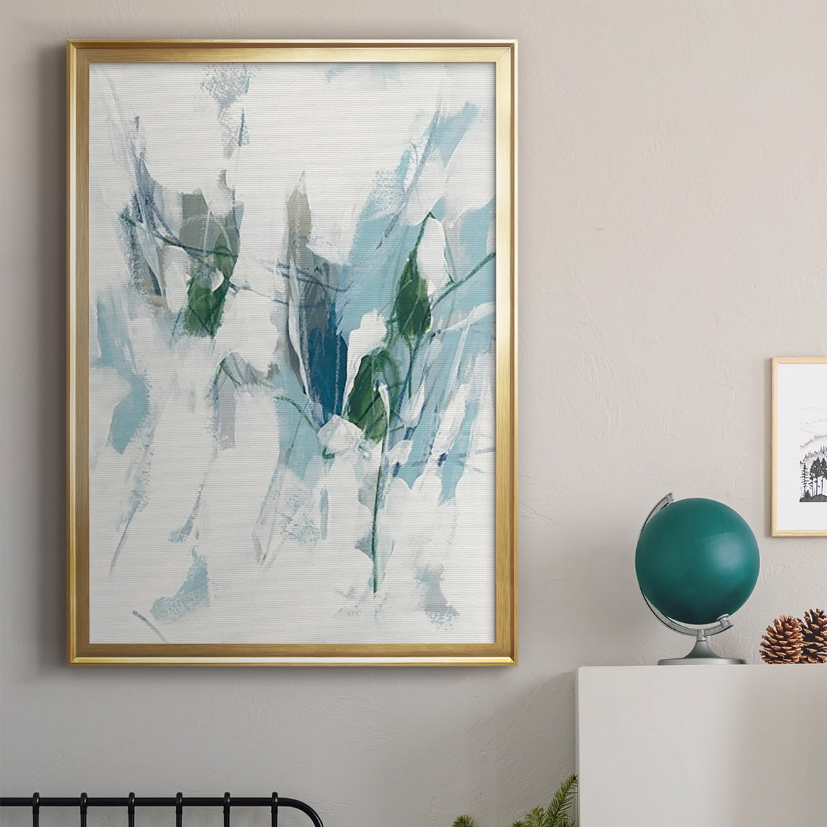 Ice Cavern I Premium Framed Print, in Gold, Black, or Silver - Ready to Hang