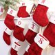 thumbnail image 2 of Calcetines navideños calcetines retro estilo hilo tejido letras estampadas chimenea árbol de Navidad regalo de Navidad calcetines colgantes, 2 of 2