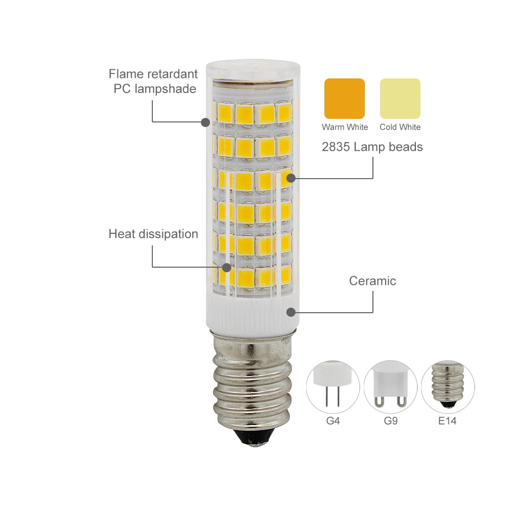 10pcs/lot G4 G9 E14 Led Bulb 3w 4w 5w 7w Mini Led Lamp 220v Led Corn Bulb  Smd2835 Replace 30w 40w 60w Halogen Chandelier Lights 3w