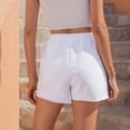 thumbnail image 5 of Casual Short Pants Athletic Shorts Elastic Waist Workout Shorts with Pockets, 5 of 6