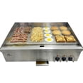 thumbnail image 4 of 36” Commercial Electric Countertop Griddle, 3/4” Steel Plate, 3-Phase 208-240V, NSF & CSA Certified, 7.5–10kW, 4 of 18