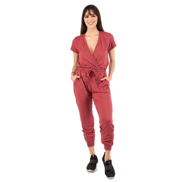 Jumpsuit relajado manga corta