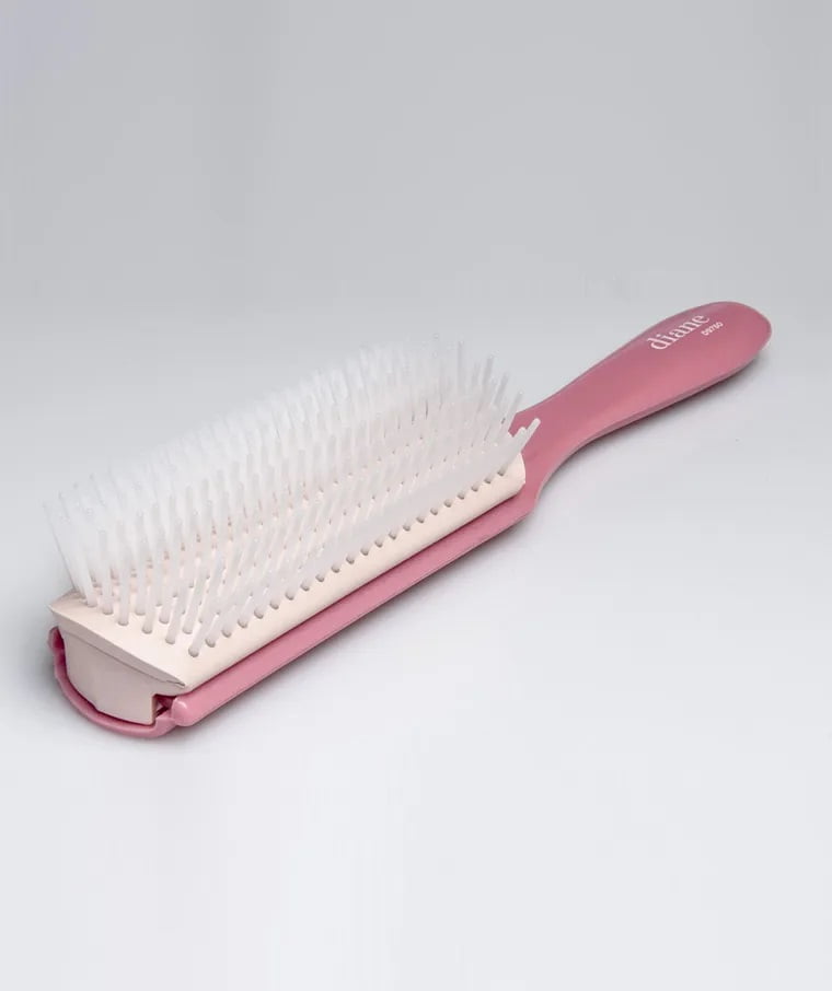 Diane Pro Curly Hairbrush for Styling and Detangling, Pink