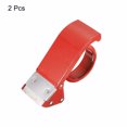 thumbnail image 3 of Uxcell 2.5'' Packing Tape Dispenser Heavy Tapes Cutter Adjustable Sealer, Red 2 Pack, 3 of 5