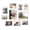 Cloud White, variant on Picture Frames, Collage Picture Frames Set of 10, Two 8x10, Four 5x7, Four 4x6, Photo Frame for Wall Gallery Decor, Table Display, Glass, Rustic Brown URPF010X01