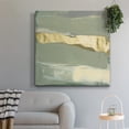 thumbnail image 6 of Wexford Home Sage & Gold Swipe VI-Premium Gallery Wrapped Canvas, 40" x 40" - Ready to Hang, 6 of 8