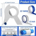 thumbnail image 4 of 2 Pack Masking Paint Tape Applicator with White Blue Each 1.4 Inch Painters Tape, Portable Masking S, 4 of 5