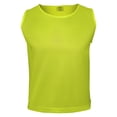 thumbnail image 3 of Athllete DURAMESH Set of 12 - Youth Scrimmage Vests/Pinnies/Team Practice Jerseys with Free Carry Bag (Neon Yellow, Medium), 3 of 5
