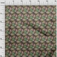 thumbnail image 3 of oneOone Cotton Cambric Brown Fabric Floral Sewing Craft Projects Fabric Prints By Yard 56 Inch Wide, 3 of 5