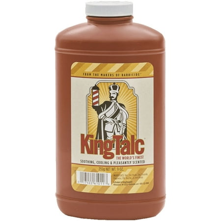 King Talc Aftershave Talc Powder, 9 oz