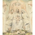 thumbnail image 3 of William Blake 12x14 Black Modern Framed Museum Art Print Titled - The Holy Family (Also Known as Christ in the Lap of Truth) (C. 1805), 3 of 5
