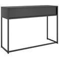 thumbnail image 3 of vidaXL Table Console Anthracite 106x35x75 cm Acier, 3 of 5