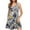 L Multicolor, variant on ITSAME Dress for Womens, Floral Sleeveless Round Neck Casual Beach Midi Sundress Multicolor S