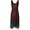 Red, variant on Lovskoo Wedding Guest Dresses for Women Evening Gown 1920 Vintage Sequin Dress Studded Tassel Dress High-End Banquet Midi Cocktail Dresses 2023 Black