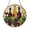 Acrylic 3.5 Inch, variant on Wine Bottle and Grape Stained Glass Suncatcher Window Hanging Decor, Vineyard Theme Sun Catcher Ornament, Rustic Kitchen and Dining Window Art, Colorful Stained Glass Style Decorative Window Hanging