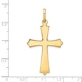 thumbnail image 2 of 14K Yellow Gold Cross Pendant Charm Religious, 2 of 3