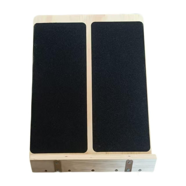 Tablero de inclinación de madera para la pantorrilla que se extiende antiploqueo ajustable para rodillas Tobillo de tacón inclinado para pies