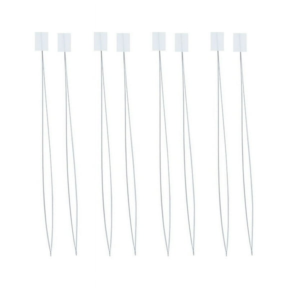 RENACLIPY Portable Cross Needle Threader, Steel Wire, Easy to Use, White, for Sewing and Embroidery