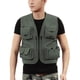 thumbnail image 4 of Chaleco Chaqueta de pesca para hombre con espalda desmontable, chaleco de trabajo multibolsillo de secado rápido, chaleco de carga para fotos de viaje de verano al aire libre Maboto Chaleco, 4 of 7