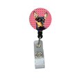 thumbnail image 1 of Carolines Treasures LH9155BR Min Pin Saint-Valentin Amour et Cœurs Badge Rétractable Ou Support d'Identité avec Clip, 1 of 2