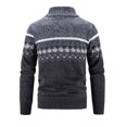 thumbnail image 5 of dmqupv Mens Sweater Cardigan Button Front,V-Neck Men Cable Knit Cardigan Male Sweater,Mens Cardigan Sweaters with Zipper, 5 of 5