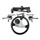 thumbnail image 5 of Kit de Volante de Acero de 300 Mm, Accesorios de Cremallera Y Piñón, Montaje, Fácil Instalación, Piezas Metálicas, Kit de Eje Ajustable, Pieza de, 5 of 9