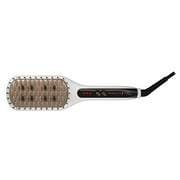 REMINGTON SHINE THERAPY Argan Oil & Keratin Infused Straightening Brush / Heated Styling Brush / Paddle Brush, CB7403