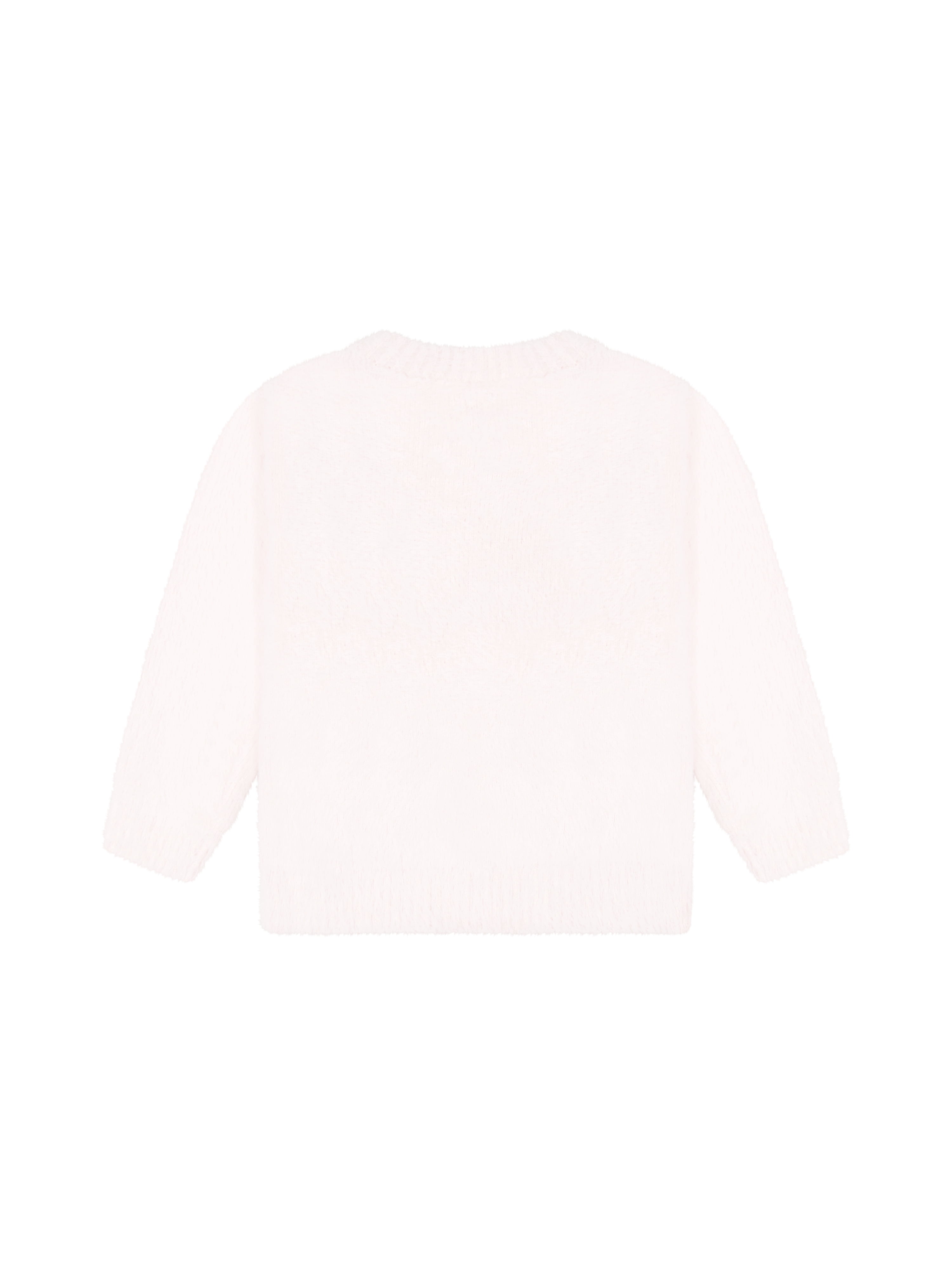 Super Kitties Toddler Girls Lurex Mohair Sweater, Sizes 12 Months - 5T