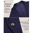 thumbnail image 4 of COOFANDY Mens Casual Blazer One Button Lightweight Knit Suit Jacket Slim Fit Notch Lapel Sport Coat, 4 of 6