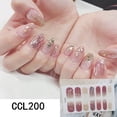 thumbnail image 4 of Holographic Y2K Nail Strips - Full Wraps, Self-Adhesive, Glossy, and DIY Nail Art Decals for Women, 4 of 4