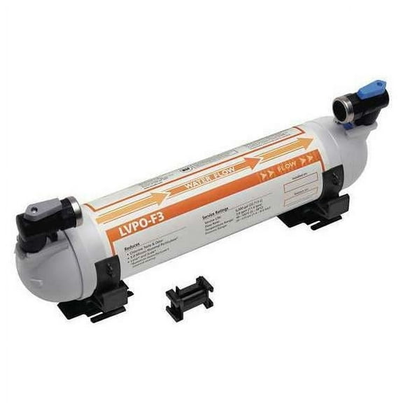 Shurflo Inline Filter, POU, 16x3-1/4In, 3/8In 94-751-01-75