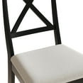 thumbnail image 6 of Castle Place Elegant Wooden Dining Chair, Set of 2, Black, 6 of 8