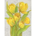thumbnail image 2 of OToole, Tim 15x18 White Modern Wood Framed Museum Art Print Titled - Yellow Tulips II, 2 of 4