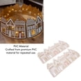 thumbnail image 4 of Gingerbread House Xmas Tree Collar, LED Lighted Christmas Tree Collar for Festive Home Decor Indoor Xmas Party 2 AA Batteries Not Included, 4 of 7