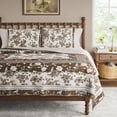 thumbnail image 2 of The Pioneer Woman Avery Patchwork Quilt, Full/Queen, Tibet Brown, 2 of 8