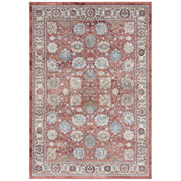 SAFAVIEH Rosewood Axum Oriental Area Rug, Ivory/Red, 4' x 6'