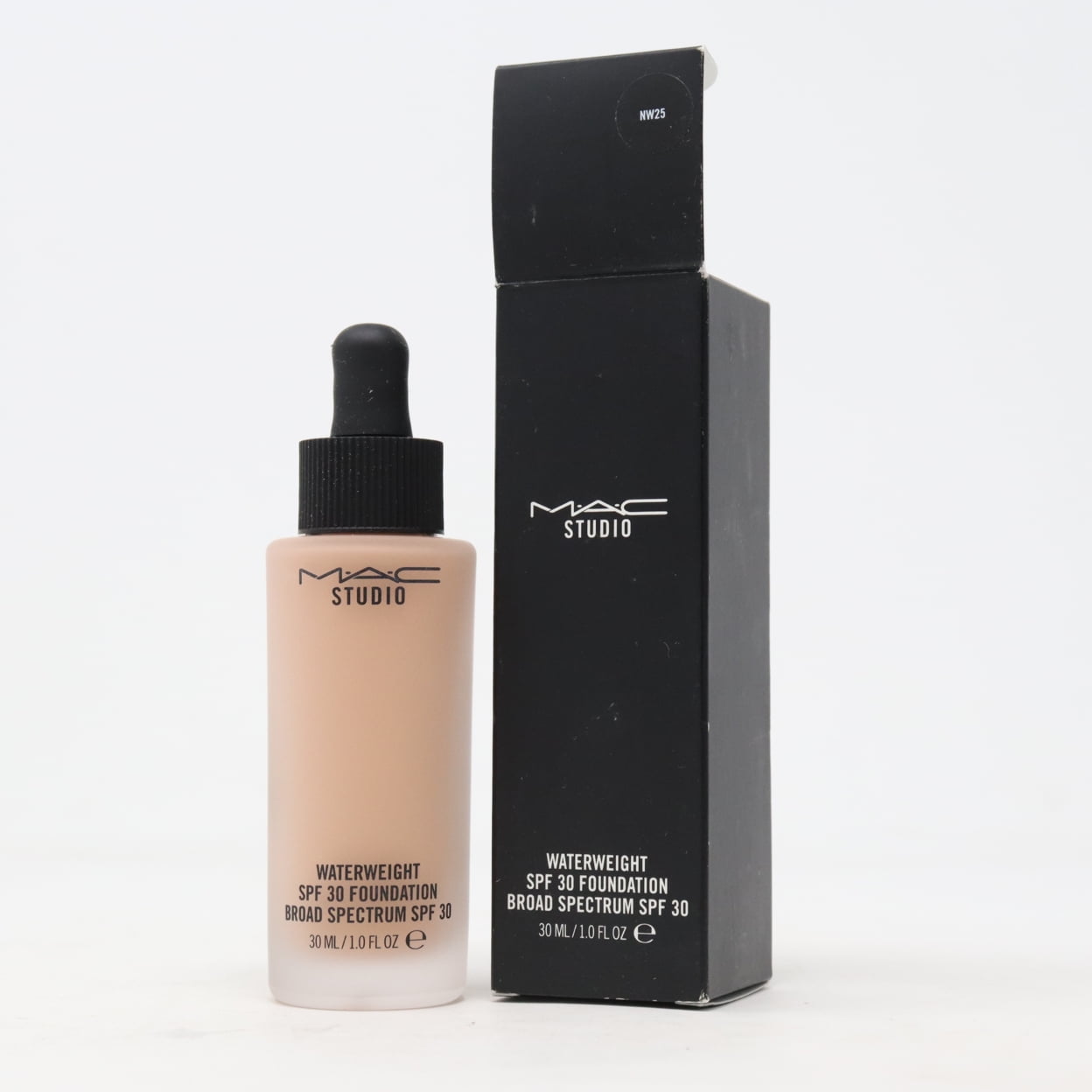 MAC COSMETICS - MAC COSMETICS/STUDIO WATERWEIGHT SPF 30 FOUNDATION NW47 1 OZ (30 ML) DEEP BEIGE W NEUTRAL UNDERTON FOR DARK SKIN