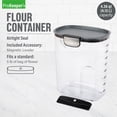 thumbnail image 3 of Flour ProKeeper+ Airtight Flour Storage Container with Magnetic Leveler and Stainless-Steel Latch, 5 lb Capacity, Ideal Use for Pantry Organization and Food Storage, 3 of 9